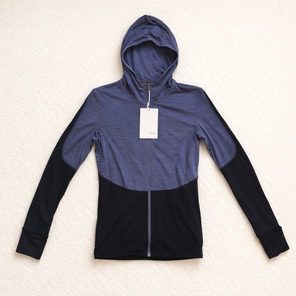 Icebreaker Women's Merino Blend 200 Realfleece™ Descender Long Sleeve Zip Hoodie